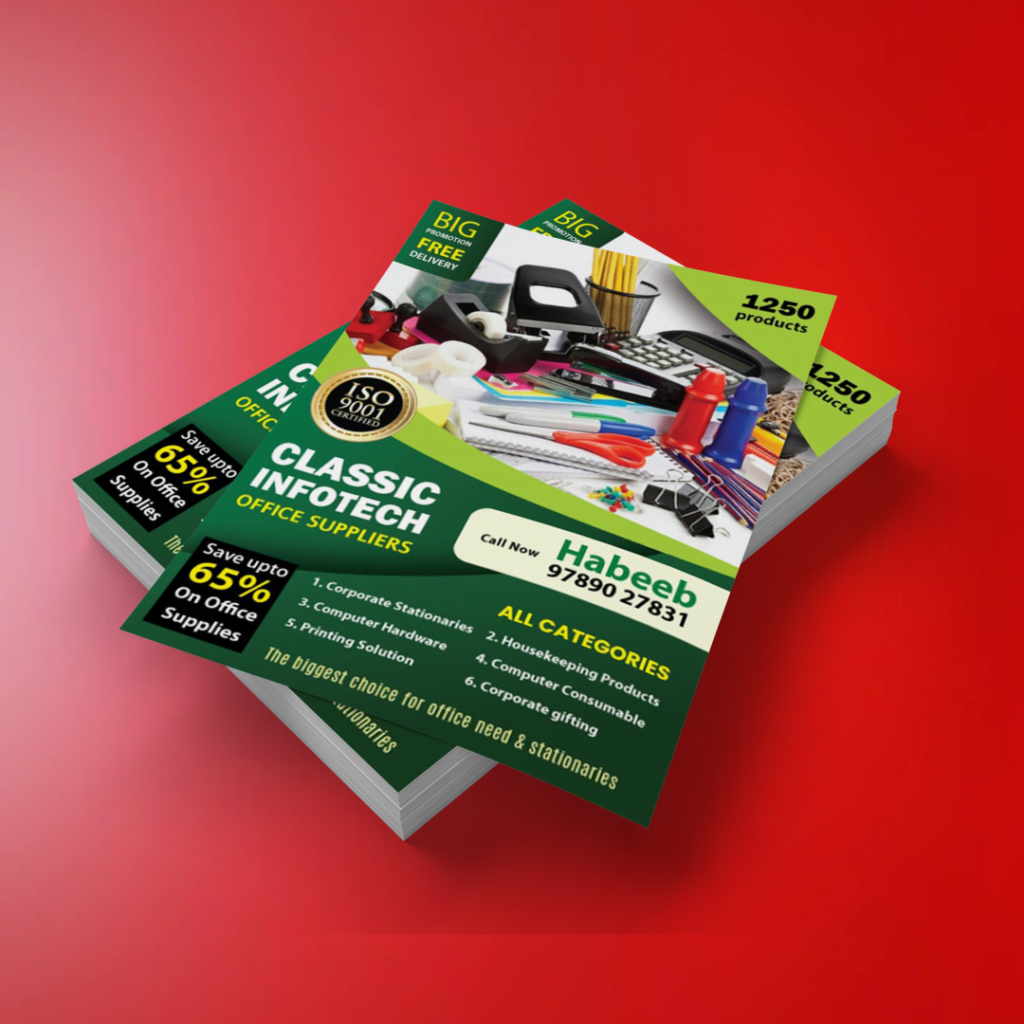 Flyer Printing Dubai | High Quality - (A6,A5,A4,A3,DL)