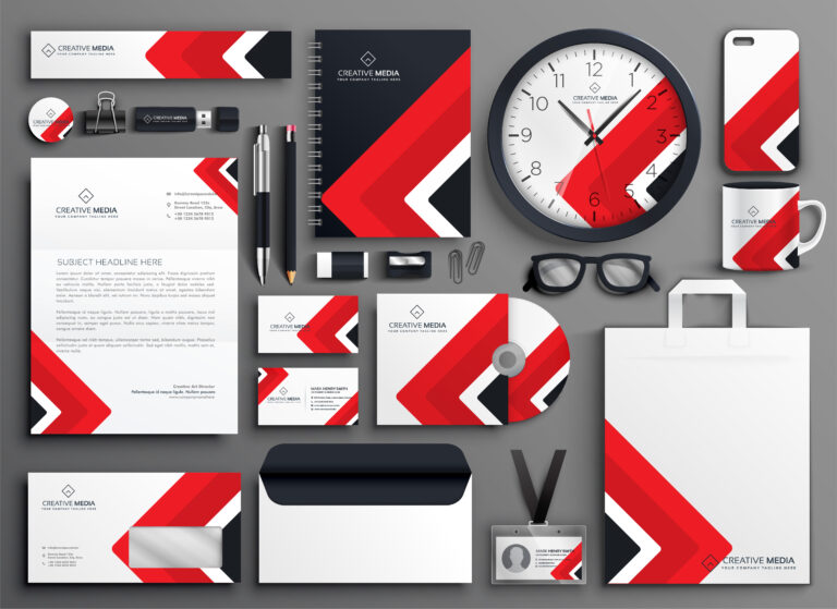 Corporate stationery printing in Business Bay by Alfajr