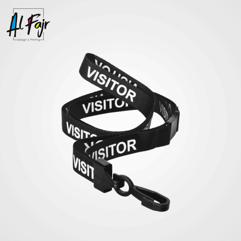 Premium customized lanyards with logo printing in Dubai