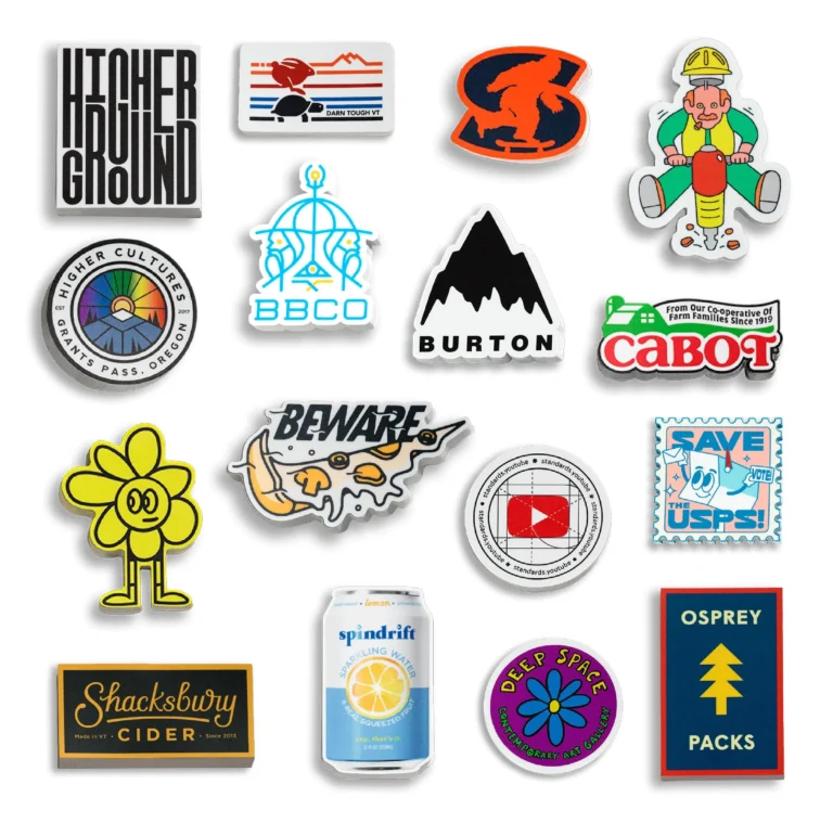 Custom sticker printing by a printing shop in Al Barsha for businesses
