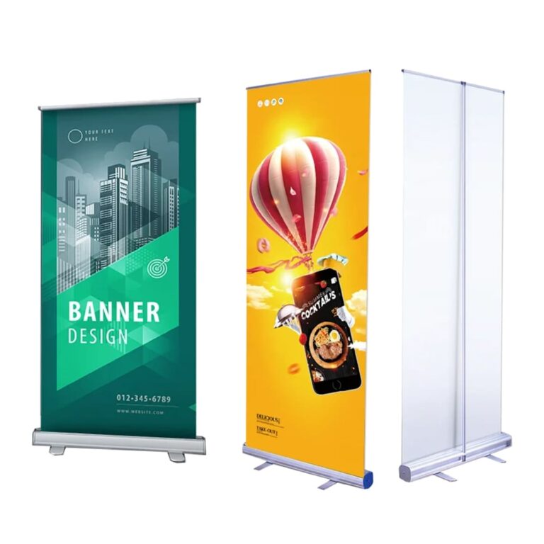 Rollup stands printing service by Al Fajr Printing Dubai