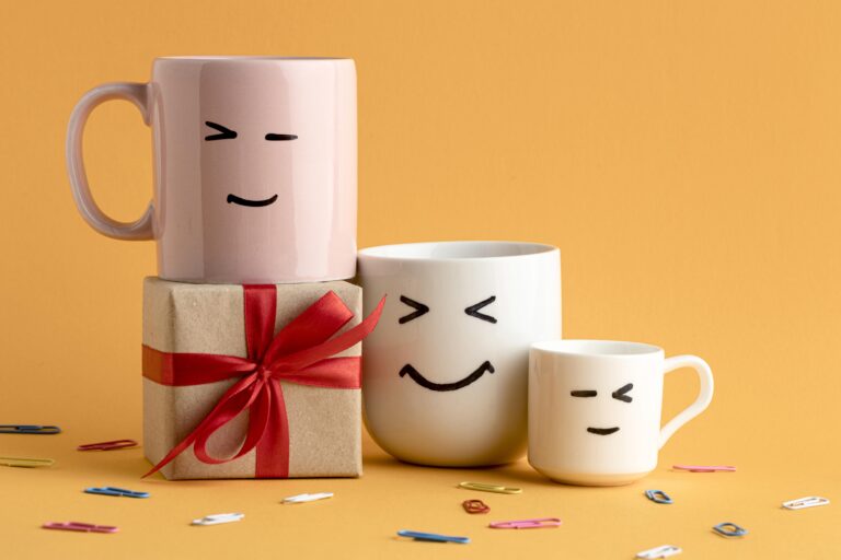 Customized mugs by a printing company in International City for branding