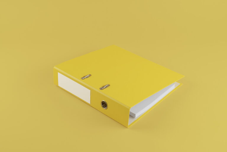 Printed files and folders by a printing shop in Dubai Silicon Oasis for businesses