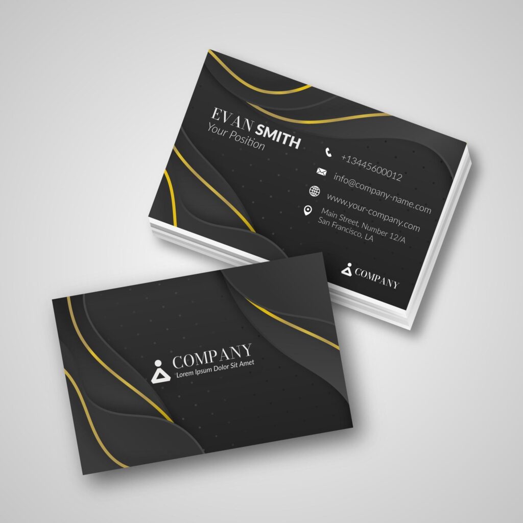 Professional business cards for business growth